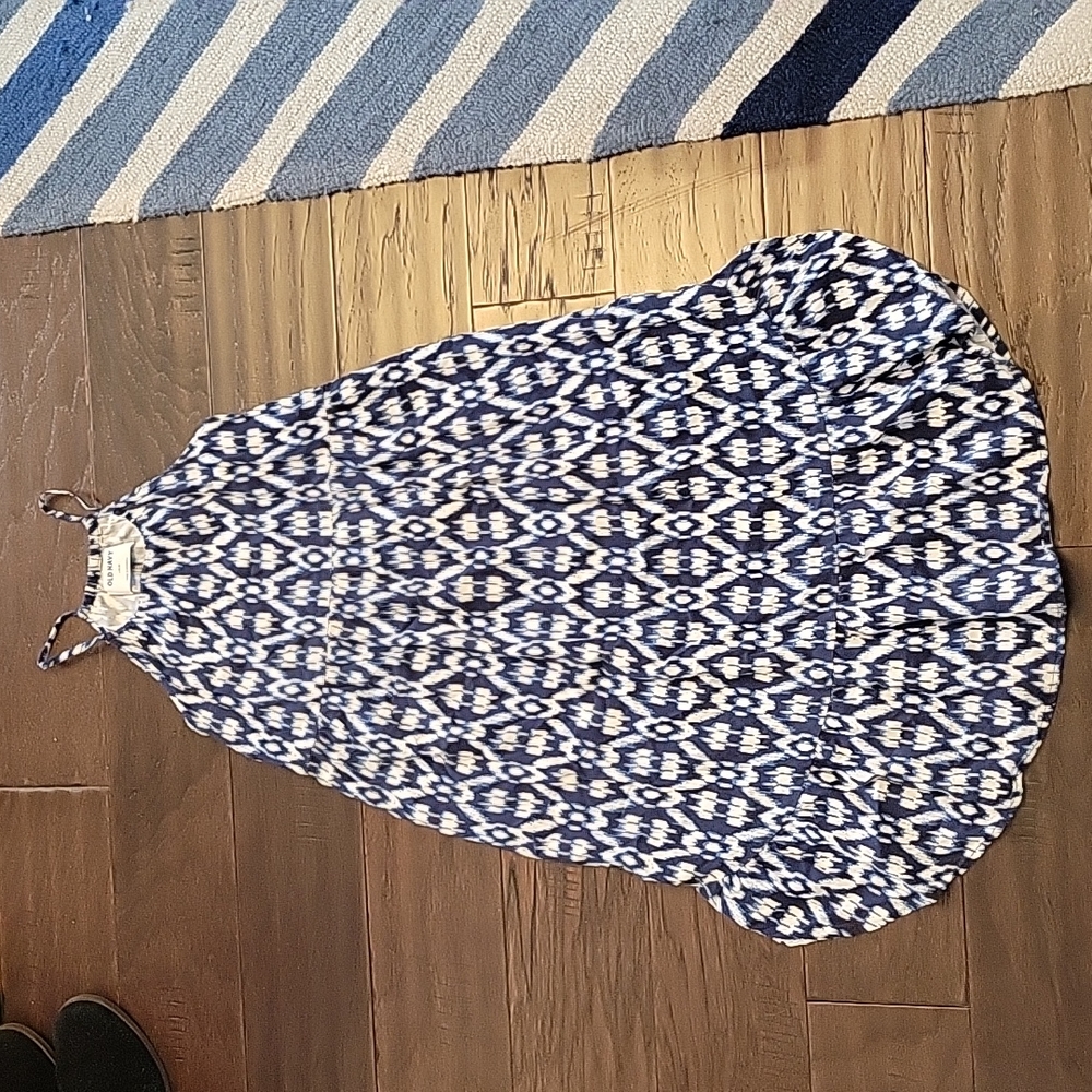 Ikat print maxi dress